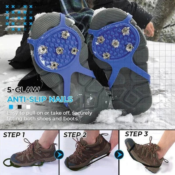Belro universal non-slip gripper spikes for outdoor home and garden use, featuring textured metal surfaces for enhanced grip