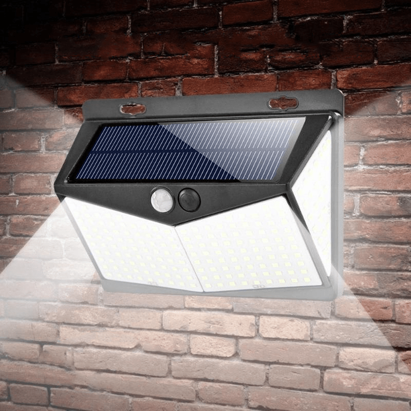 Belro outdoor solar light installed in garden, providing eco-friendly illumination for home and garden outdoor spaces.