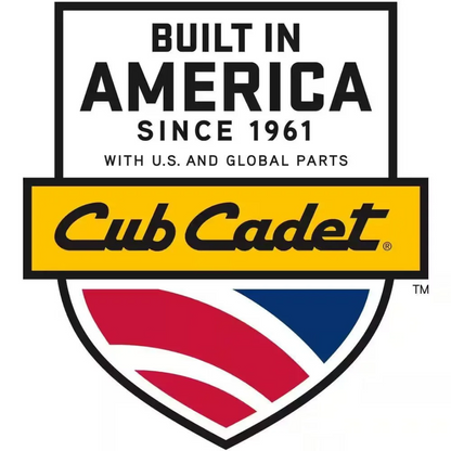 Cub Cadet 30-inch lawn mower with 10.5 HP Briggs & Stratton engine and hydrostatic drive, gas-powered rear engine in a natural outdoor setting.