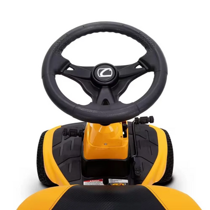Cub Cadet 30-inch lawn tractor with 10.5 HP Briggs & Stratton engine and hydrostatic drive, gas-powered rear engine.