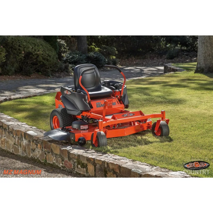 Casavibeo Bad Boy 54-inch 26 HP Gas-Powered MZ Magnum Zero-Turn Lawn Mower with cutting deck and control panel visible in the image.