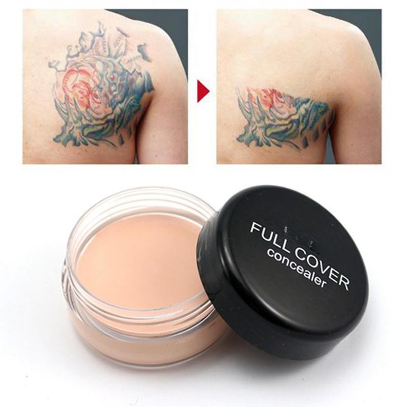 Belro full-coverage foundation for tattoo concealment and flawless skin, in a sleek makeup bottle with a pump applicator.