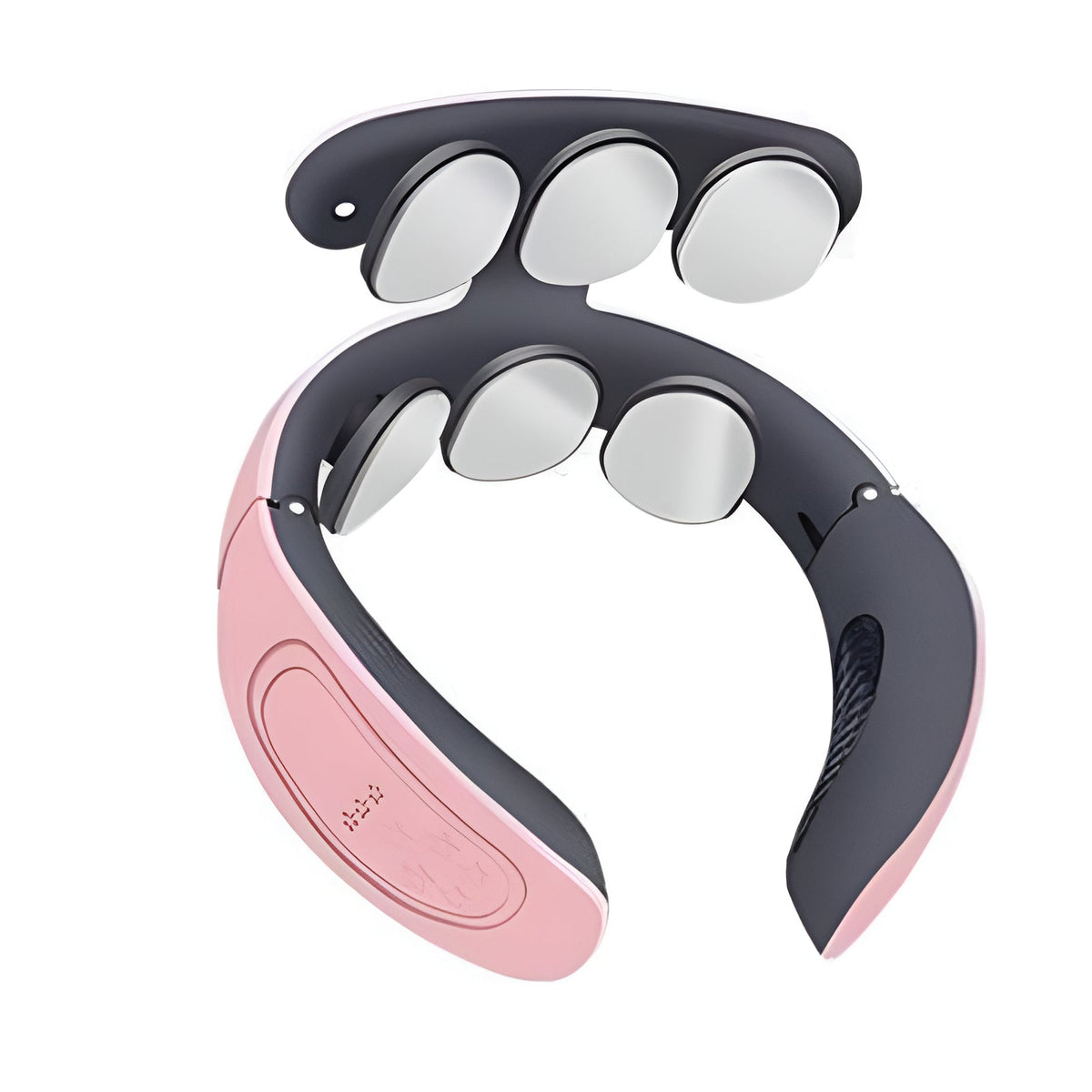 Belro neck massager with multi-mode pulse function, showing a user relaxing with the electronic personal care appliance.