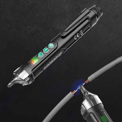 Belro non-contact voltage tester device for detecting live wires in electronic circuits, shown in the image.