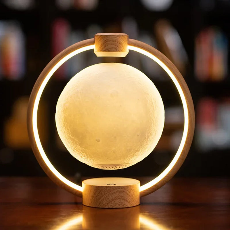 Multicolor levitating lantern by Belro, an electronic night light with vibrant, floating LED illumination and modern design.
