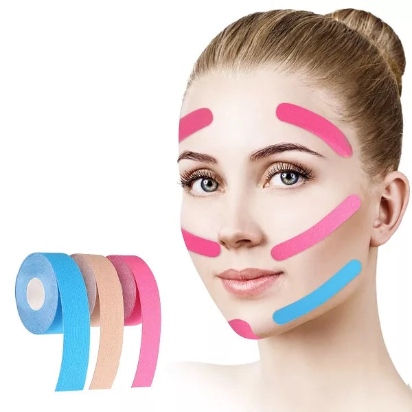 Belro anti-wrinkle face and neck tape, used for beauty and makeup to reduce wrinkles and enhance skin firmness.