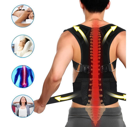 Belro posture corrector suspenders for men and women with adjustable straps and supportive design.