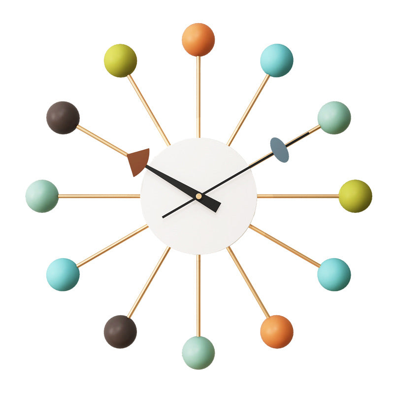 Large silent wall clock by Belro, decorative home decor piece for living room, featuring a modern design and easy-to-read dial.