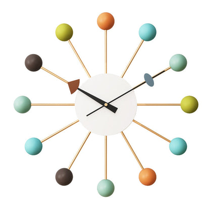 Large silent wall clock by Belro, decorative home decor piece for living room, featuring a modern design and easy-to-read dial.