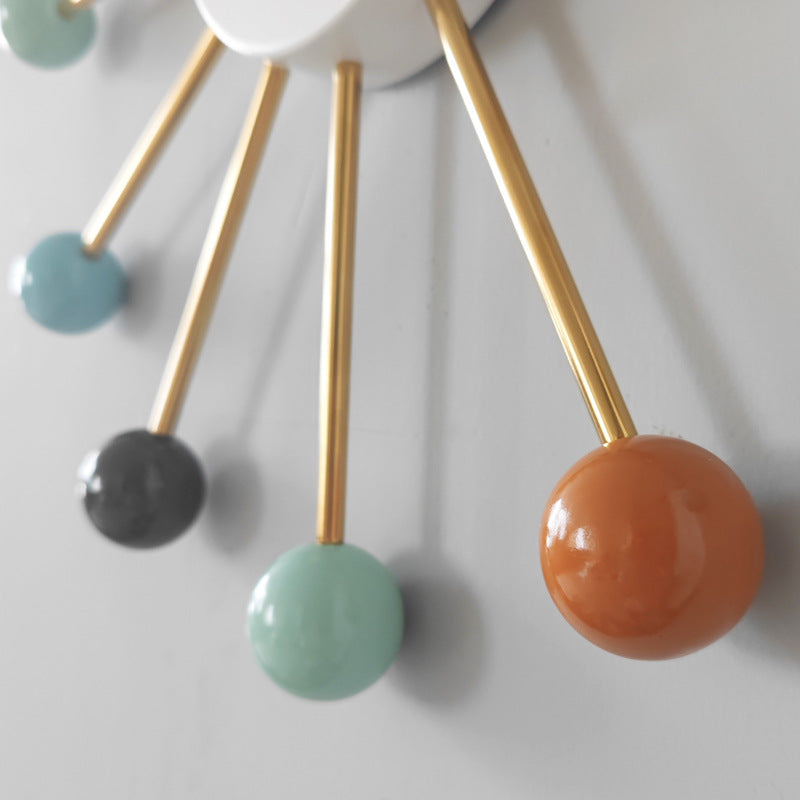 Large decorative silent wall clock by Belro, featuring a stylish design suitable for living room decor.