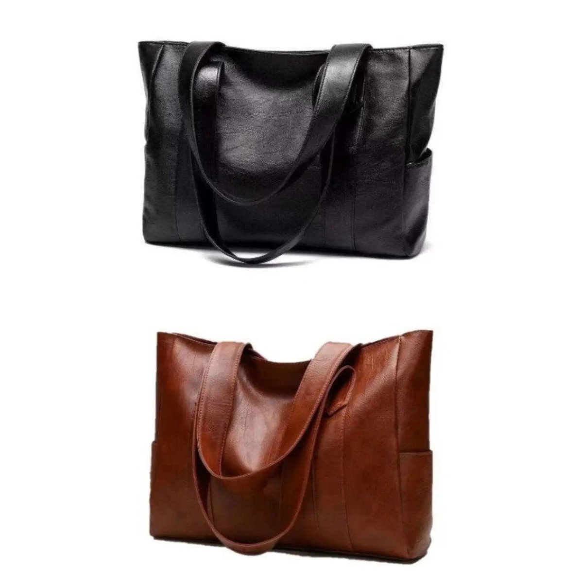 Leather shoulder bag from BowLift with vintage chic style, smooth surface, and soft textured leather for a retro elegant look.