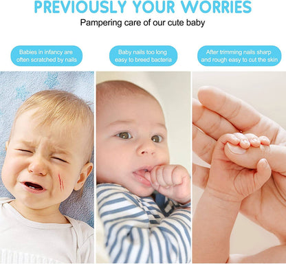 Baby Nail Trimmer by Belro for kids, showing a close-up of the electric trimmer with a gentle grip and safety features.