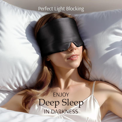 Belro silk sleep mask in soft, smooth fabric, designed for comfort and relaxation in health and beauty use.