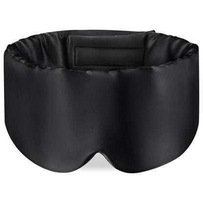 Belro silk sleep mask in soft silk with adjustable strap, designed for comfortable sleep and relaxation.