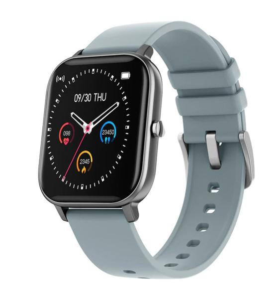 Belro Smart and Sport Connected Watch showing digital display and fitness tracking features on a sleek black band.