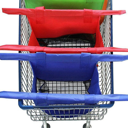 Belro shopping cart practical bags made of durable material, designed for convenient and organized grocery shopping.