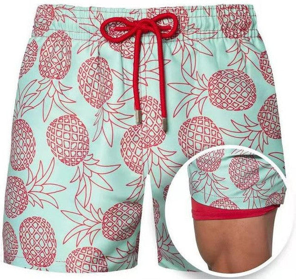 Belro beach shorts with lining, casual summer clothing, featuring lightweight fabric and adjustable waistband for a comfortable fit.