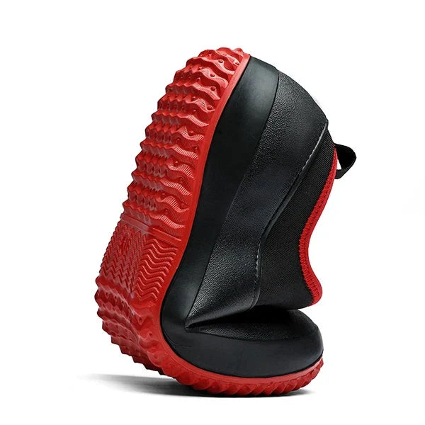 Belro waterproof slip-on work shoes, durable footwear with slip-resistant soles, designed for safety and comfort in work environments