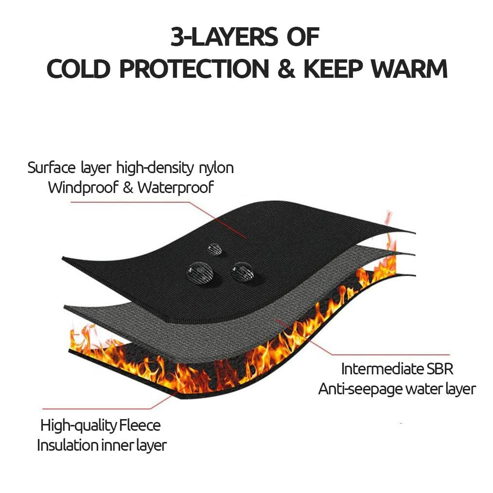 Belro thermal touchscreen gloves for men and women, waterproof cycling and winter gloves with anti-slip grip for cold weather.
