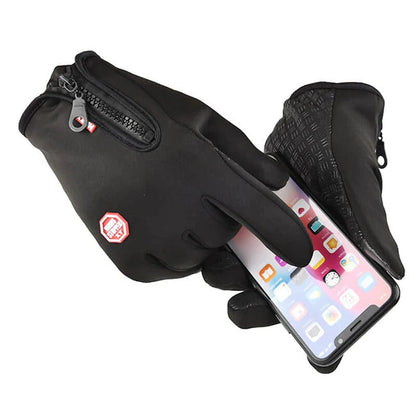Belro unisex thermal gloves with touchscreen fingertips, ideal for winter outdoor activities and cold weather protection.