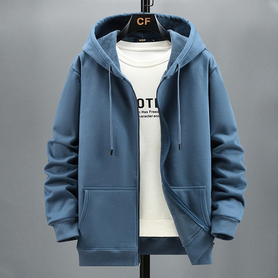 Belro fleece hooded cardigan designed for automotive use, featuring soft fabric and a comfortable fit with a hood.