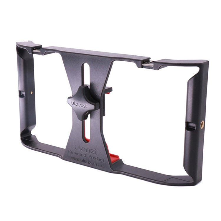 Belro smartphone video rig stabilizer with built-in light, designed for smooth filming and enhanced lighting for mobile videos.