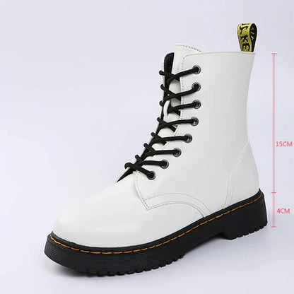 Belro comfortable lace-up boots with zipper, featuring a stylish design and sturdy sole, ideal for casual wear.