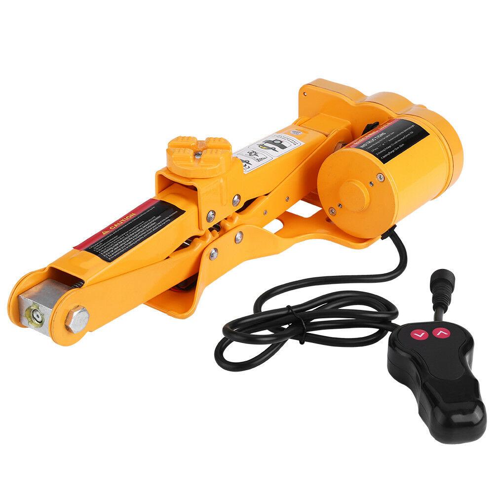 Belro 12V electric scissor lift, electronic lifting platform with compact design and sturdy metal construction.