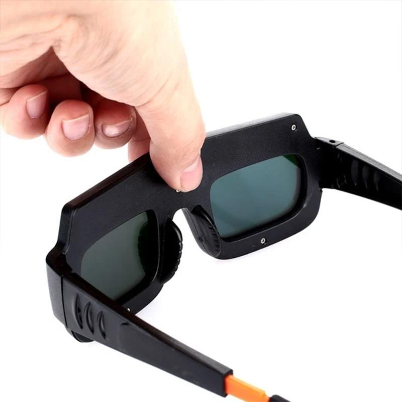 Belro auto dimmable welding glasses with adjustable fit and protective lenses for safe welding work.