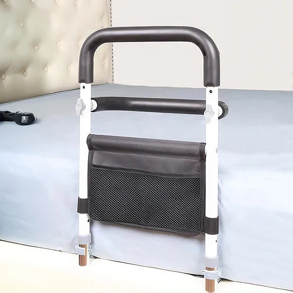 Belro adjustable bed rail holder for baby and kids, secure safety barrier attached to a bed in a child's bedroom.