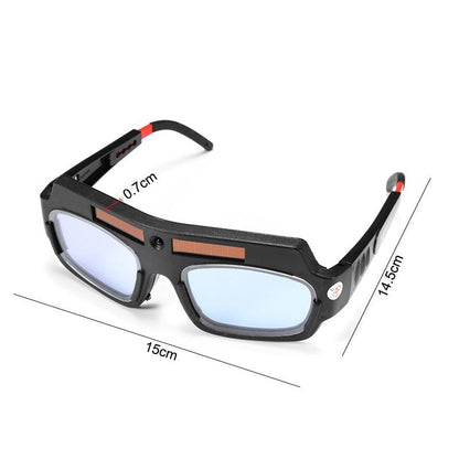 Belro auto dimmable welding glasses with adjustable lenses for eye protection during welding activities.