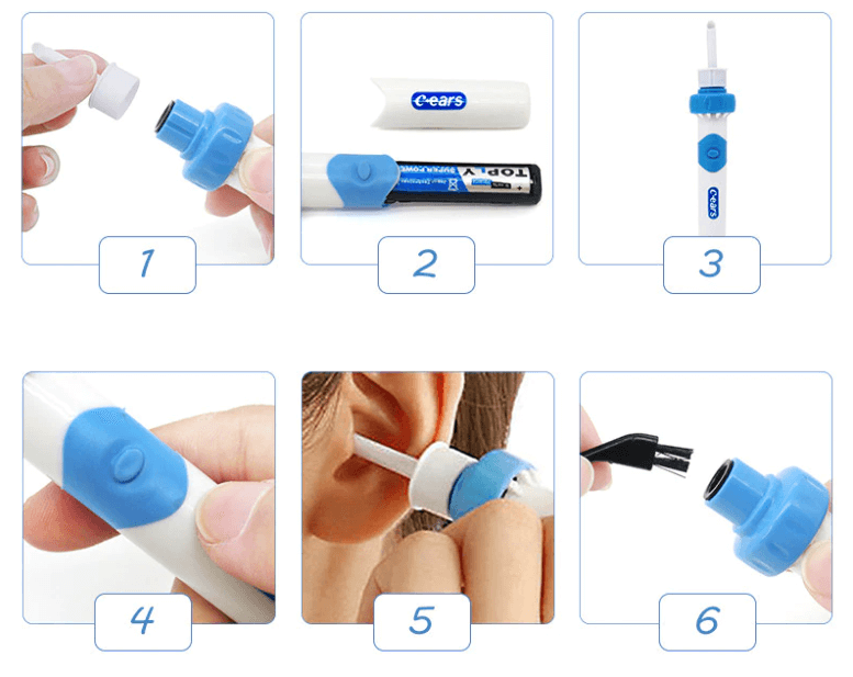 Belro electric ear wax remover device with ergonomic design for safe, effective ear cleaning in health and beauty routine.