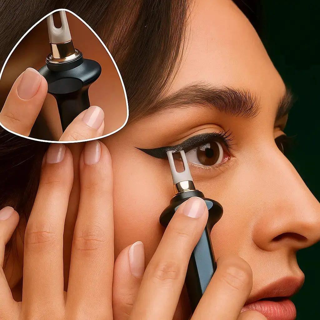 Mivoza waterproof gel eyeliner set with ergonomic applicator and smudge-free gel eyeliner for precise eye makeup application.