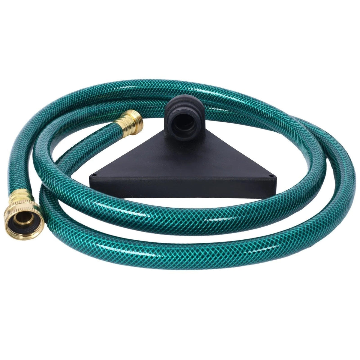 Casavibeo 330 GPH utility pump with 6-foot hose kit for garden, pool, hot tub, or rain barrel water transfer.