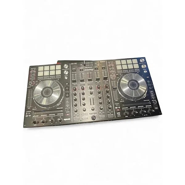 Used Pioneer DJ DDJSX2 DJ controller with jog wheels, mixer controls, and built-in sound card for professional DJ setups.