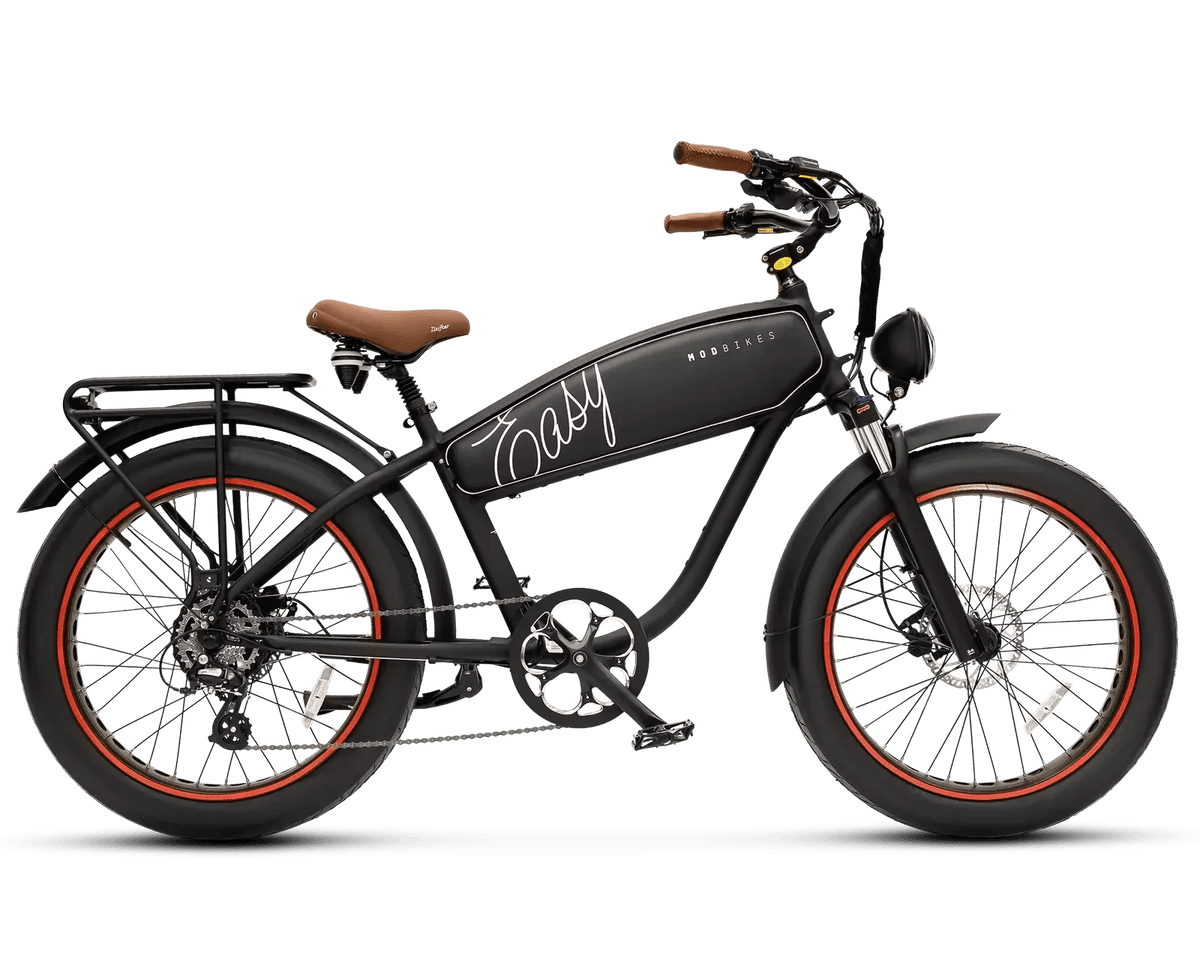 Casavibeo Mod Bikes retro electric bike with sleek design and vintage-inspired frame, ready for stylish city rides.