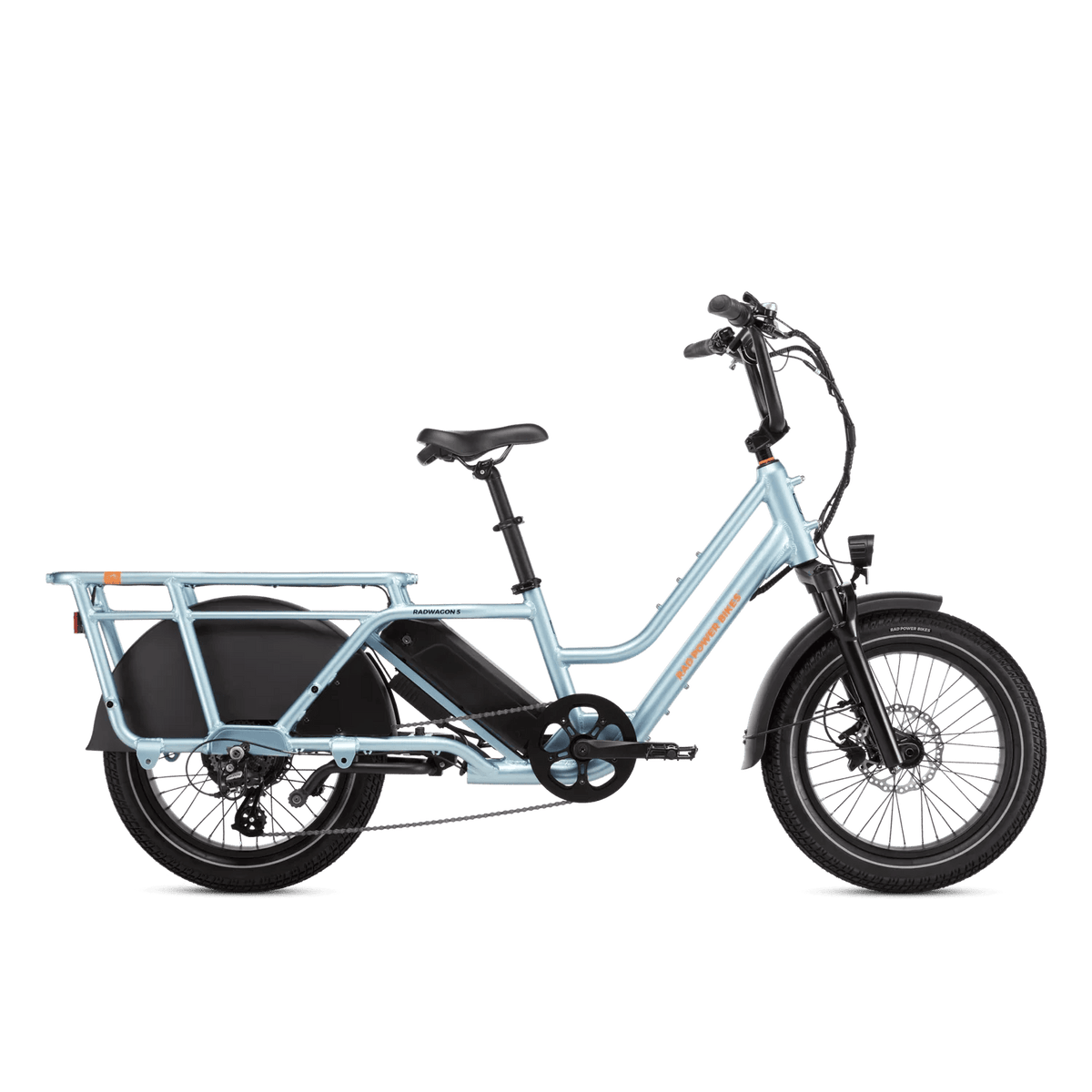 Casavibeo Rad Power Bikes RadWagon 5 electric cargo bike with spacious rear cargo area and sturdy frame for versatile hauling