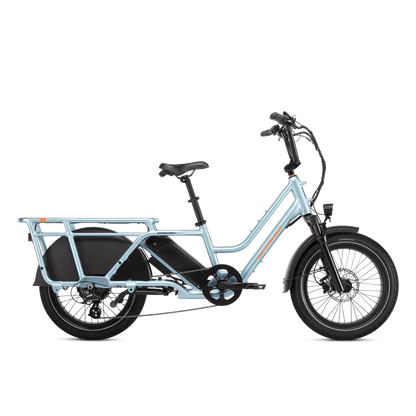 Casavibeo Rad Power Bikes RadWagon 5 electric cargo bike with spacious rear cargo area and sturdy frame for versatile hauling.