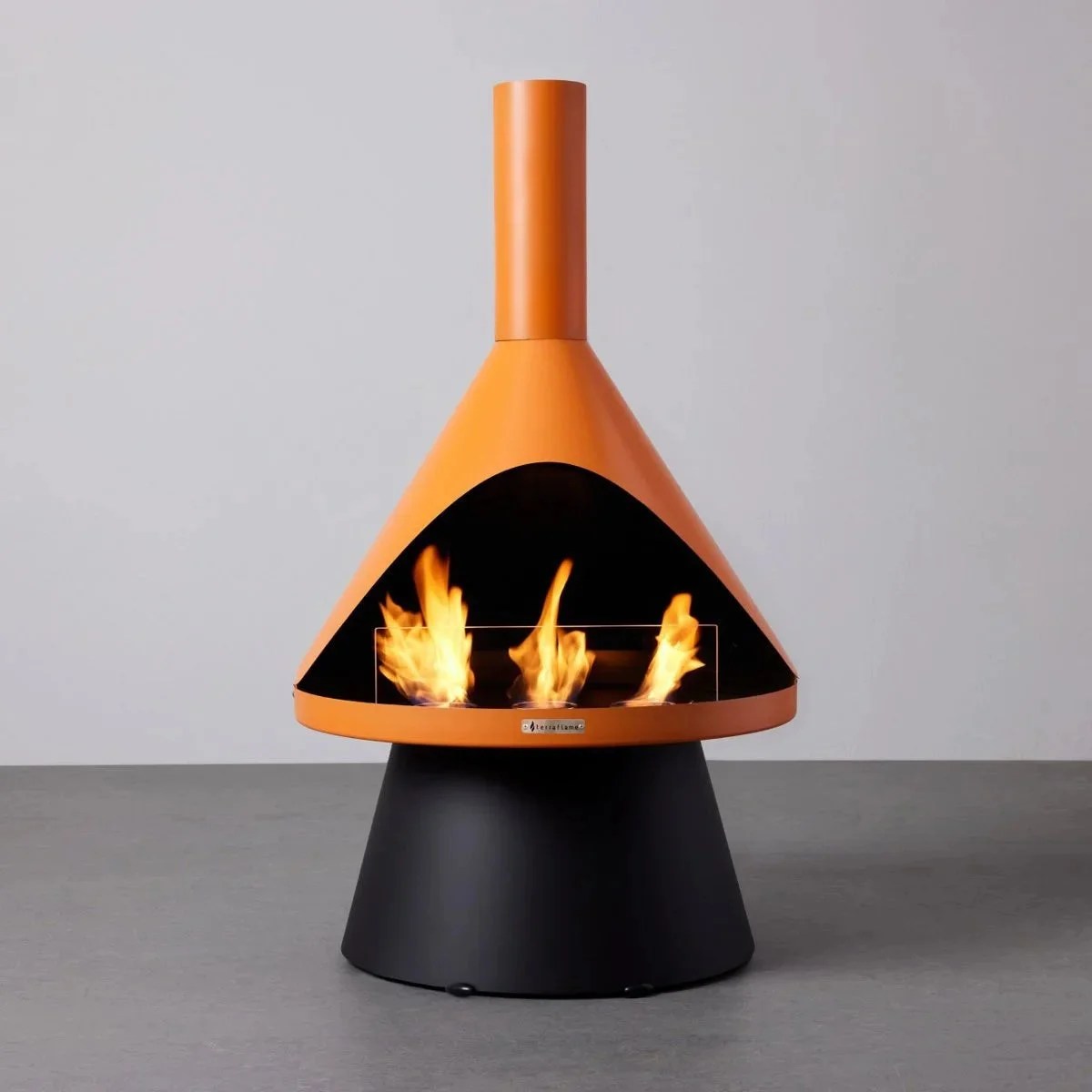 Modern TerraFlame Lloyd gel fuel fireplace by Casavibeo with sleek design and clean burning gel fuel for ambient indoor heating