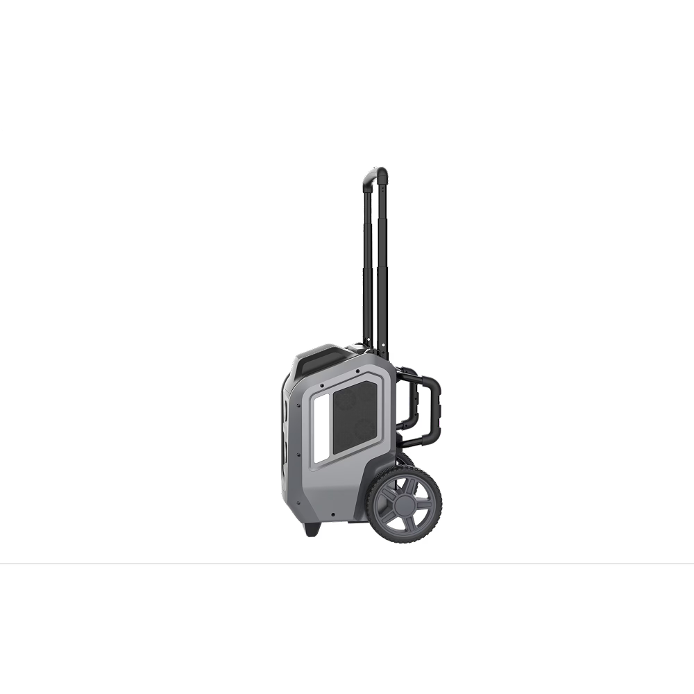 Casavibeo Yard Force PB-2400 portable power station with 2400W capacity, black and gray design, and multiple power outlets.