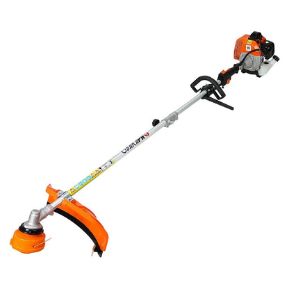 Casavibeo 10-in-1 gas garden tool system with multiple attachments and 52CC engine for versatile outdoor yard work.