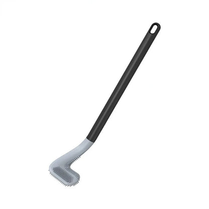 Belro hygienic silicone toilet brush with wall mount, designed for bathroom cleaning, featuring a sleek, durable silicone brush and wall holder.