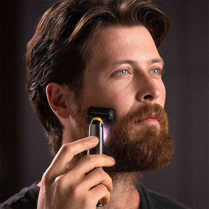 Belro cordless rechargeable precision shaver with sleek design, ideal for close and comfortable facial hair grooming.
