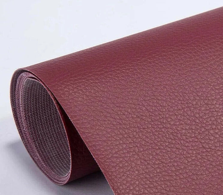 Belro self-adhesive leather refinish kit for sofa repair, cuttable and designed for easy application on furniture and upholstery.