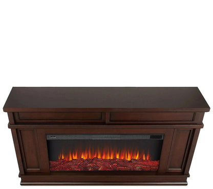 Casavibeo Real Flame Torrey Landscape Electric Fireplace with realistic flame display and modern design.