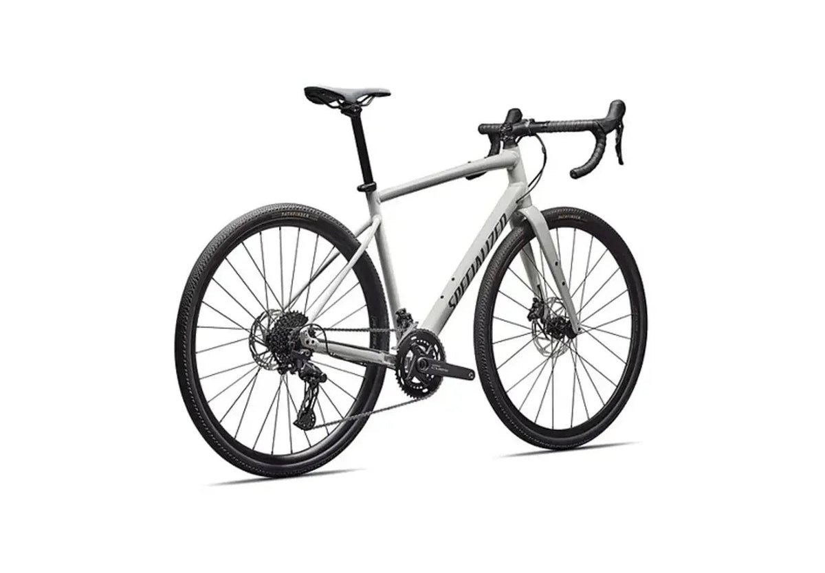 Casavibeo Specialized Diverges E5 bicycle frame in black, showing the sleek design and branding details.