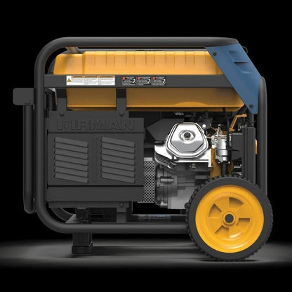 Casavibeo 8000W/10,000W tri-fuel generator with electric start, 120V/240V, mounted on wheels for portable use.