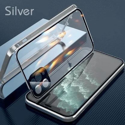 Belro double-sided buckle iPhone case showing sleek design and secure closure for durable smartphone protection.