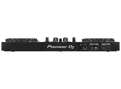 Casavibeo Pioneer DJ DDJ-400 2-channel rekordbox DJ controller with jog wheels, mixer controls, and layout for beginner DJs.
