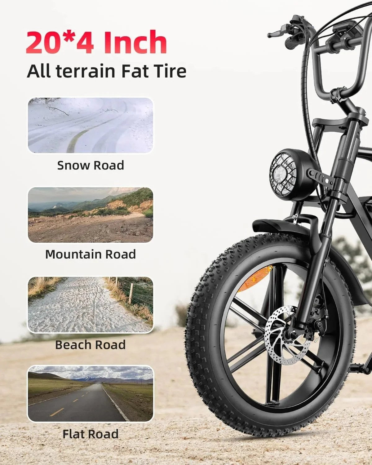 Casavibeo Amyet G60 Peak electric bike with sleek frame and handlebars, ready for urban riding.